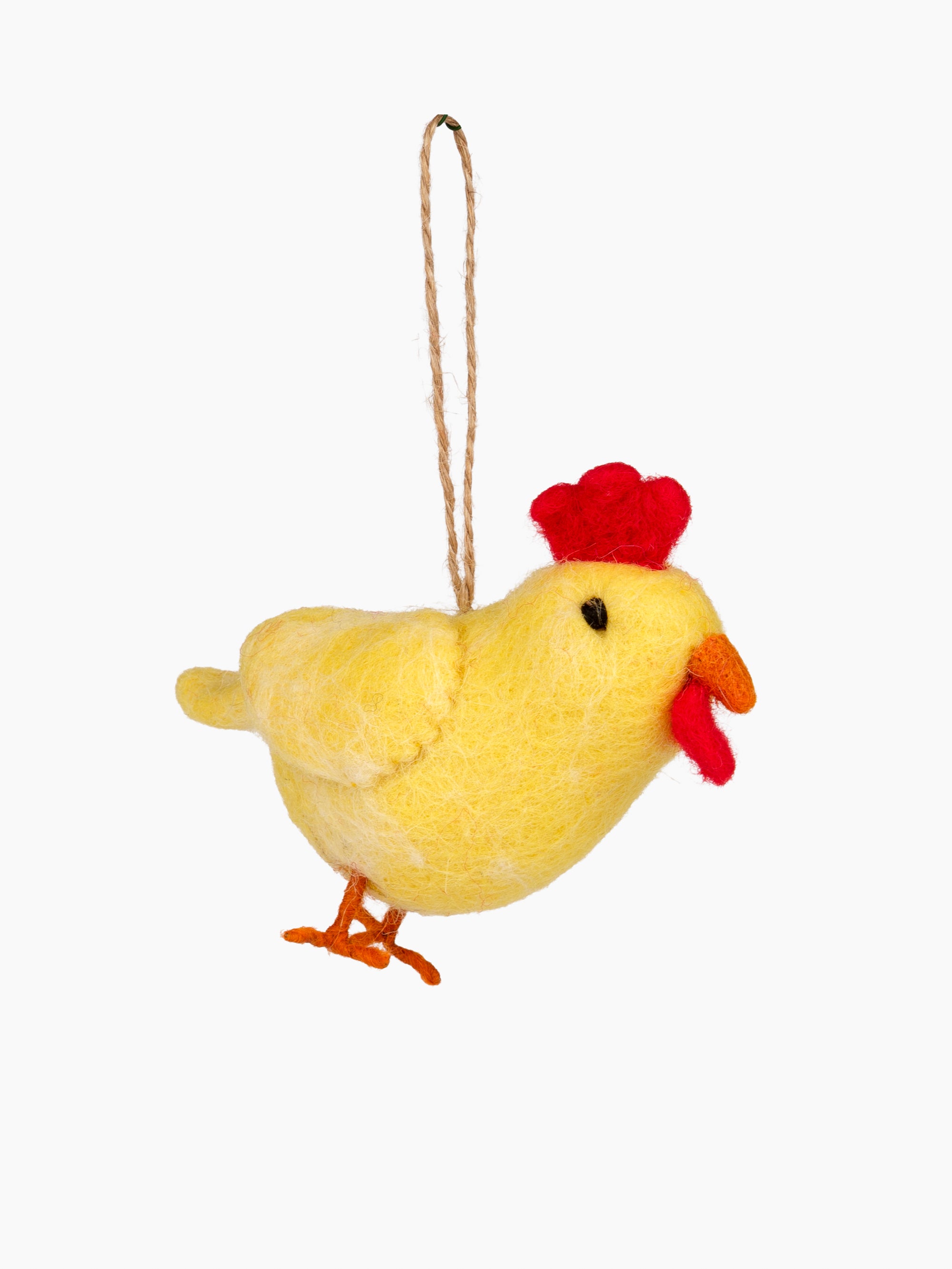 Felt Chicken Ornament