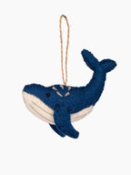 Felt Humpback Whale Ornament