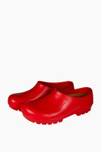 Italian Red Garden Clogs