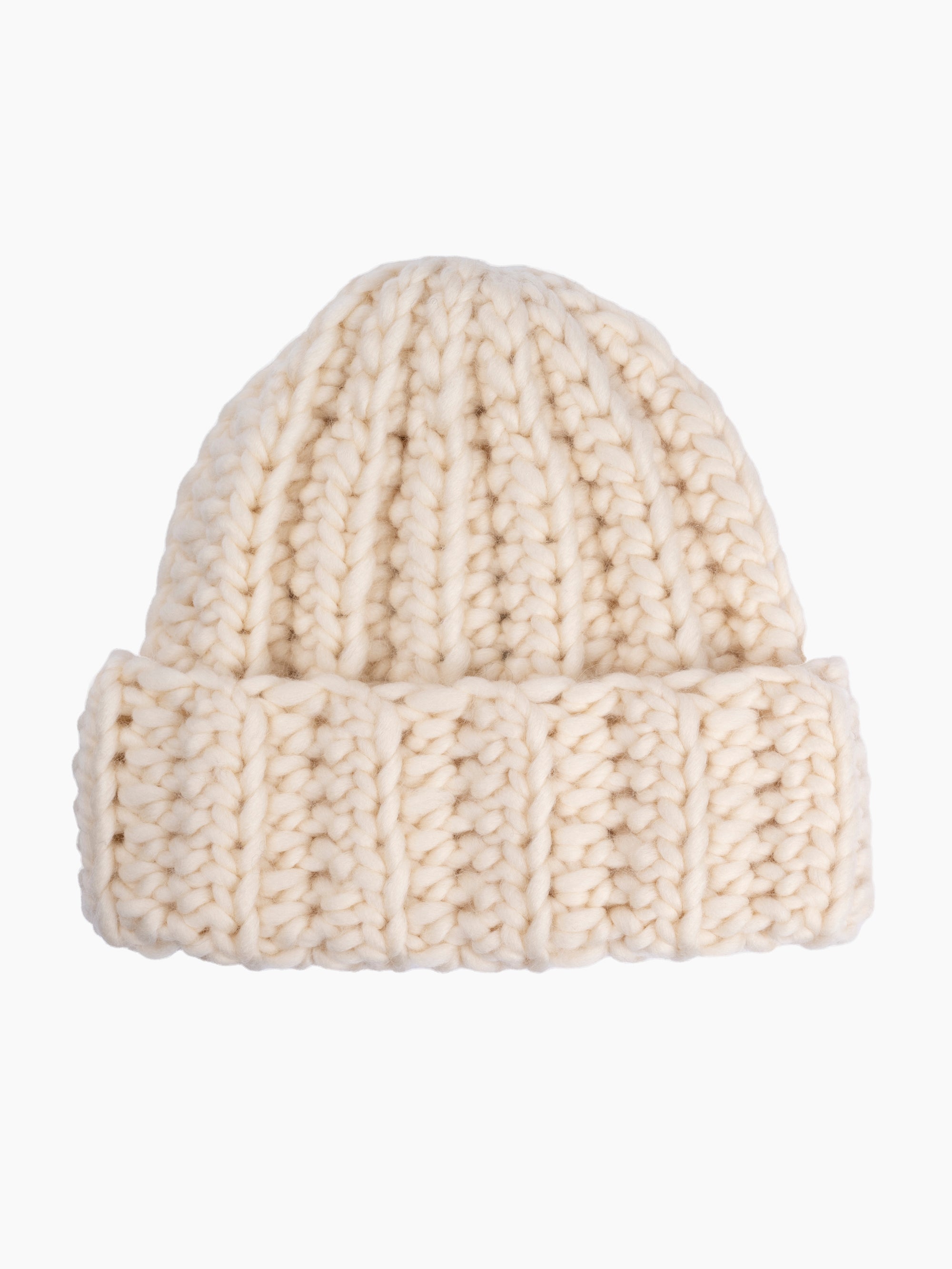 Hand Crocheted Bulky Wide Rib Beanie | 2 Colors