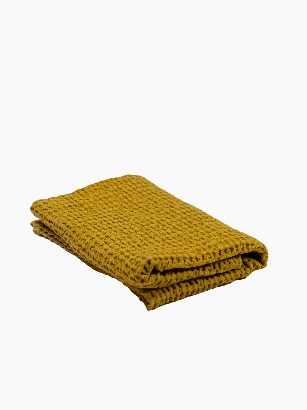 Mustard Waffle Hand Towel