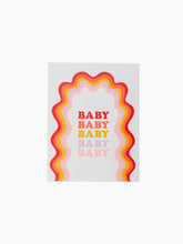 Load image into Gallery viewer, Baby Rainbow Squiggle Card
