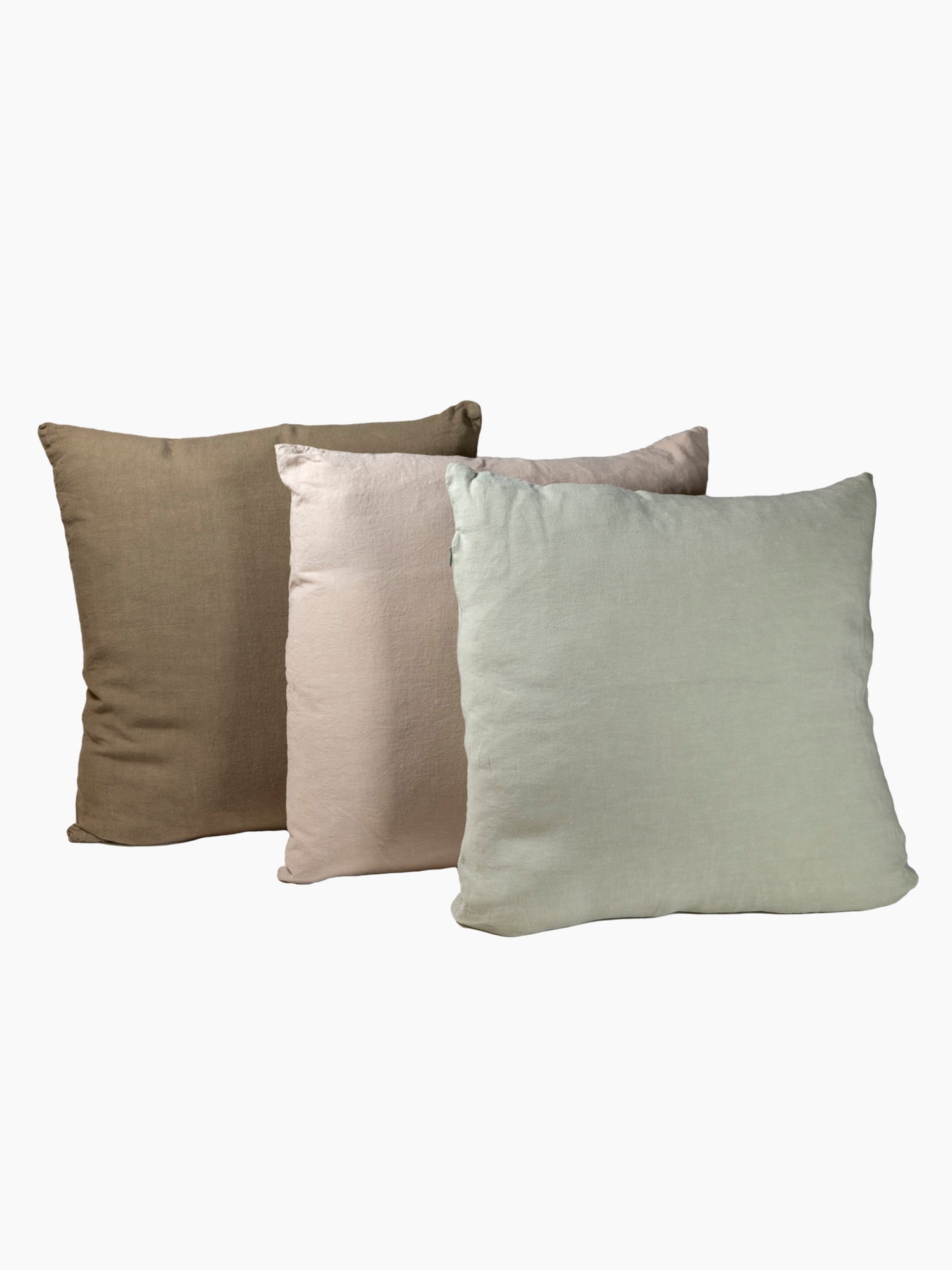 Linen Throw Pillow | Olive