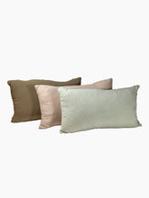 Load image into Gallery viewer, Olive Linen Throw Pillows
