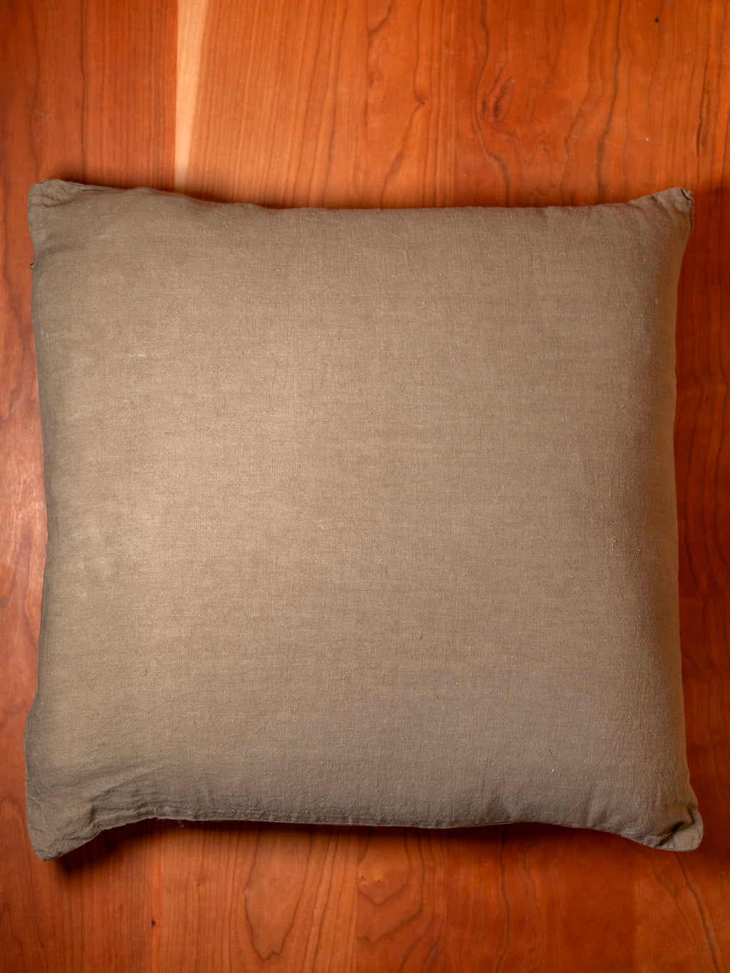 Linen Throw Pillow | Olive