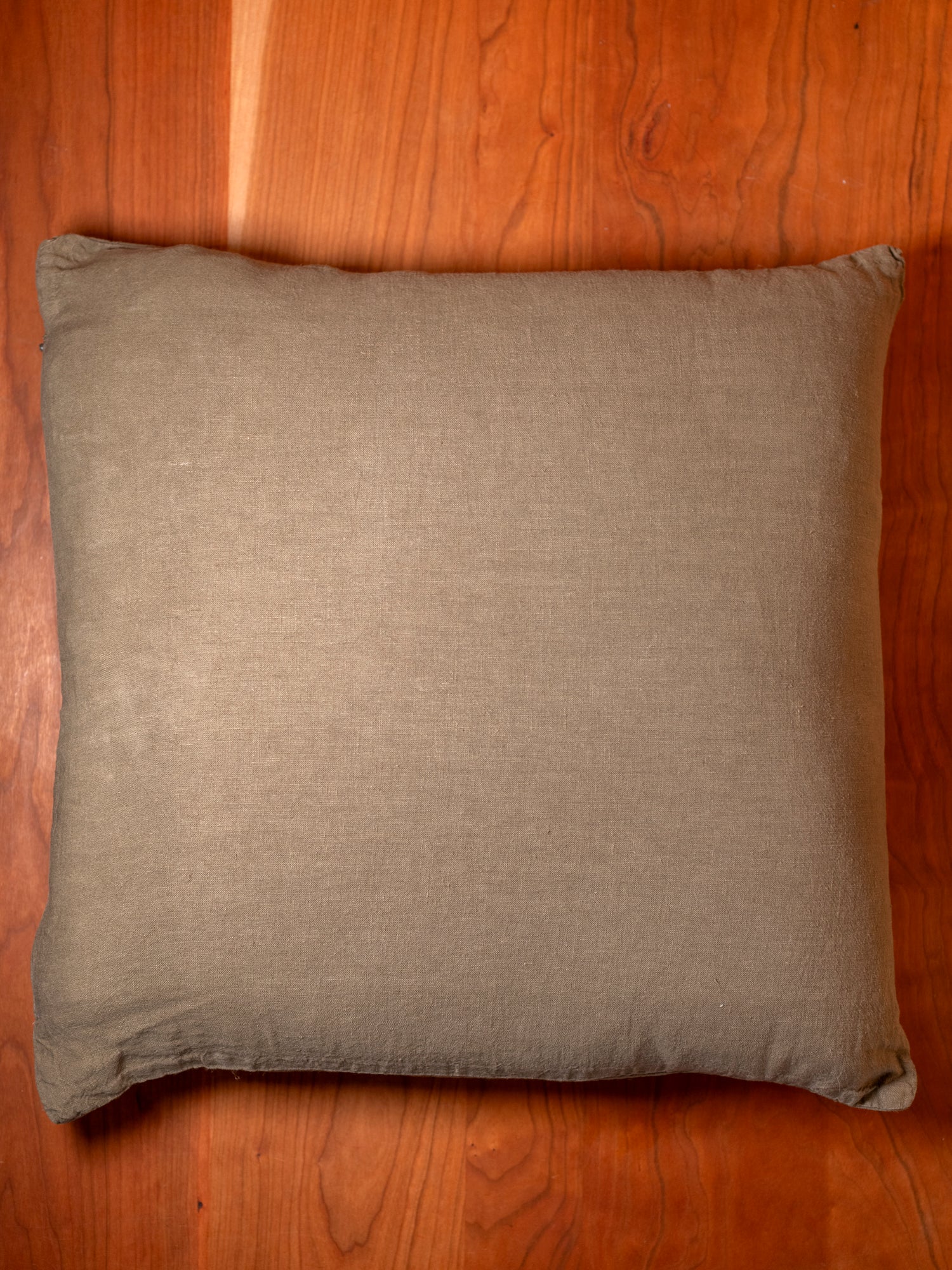 Linen Throw Pillow | Olive