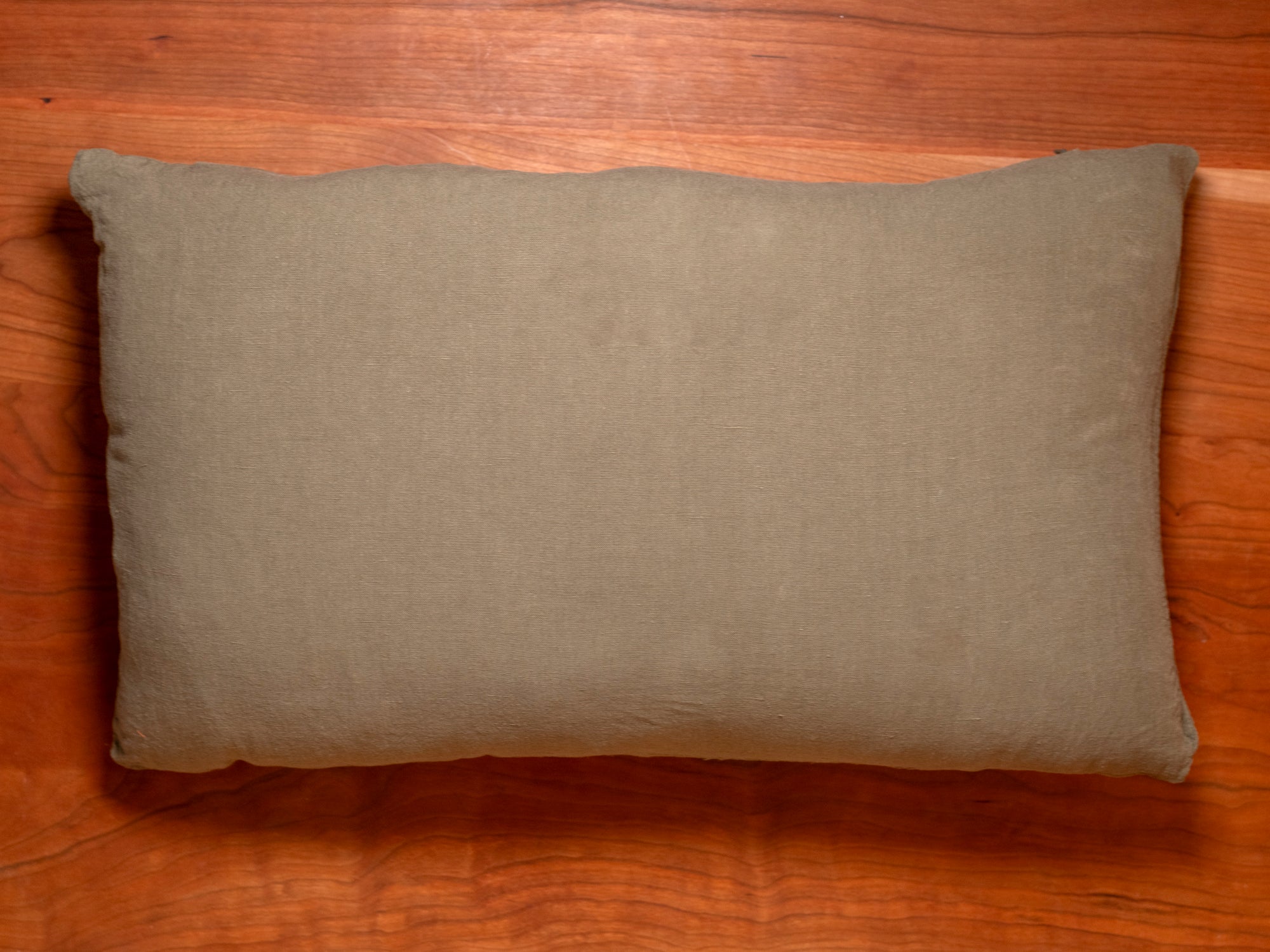 Linen Throw Pillow | Olive