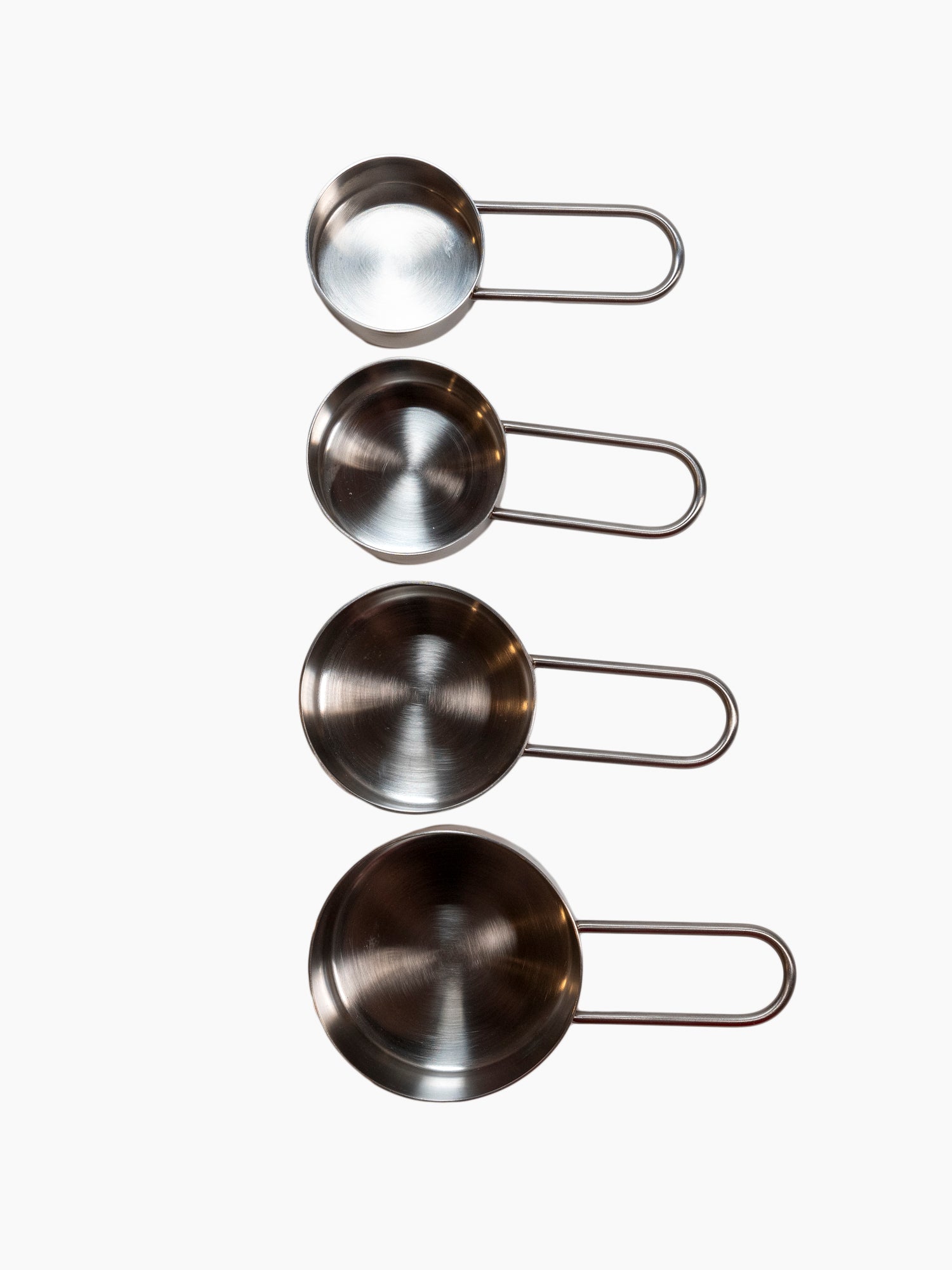 Simple Measuring Cups | Silver