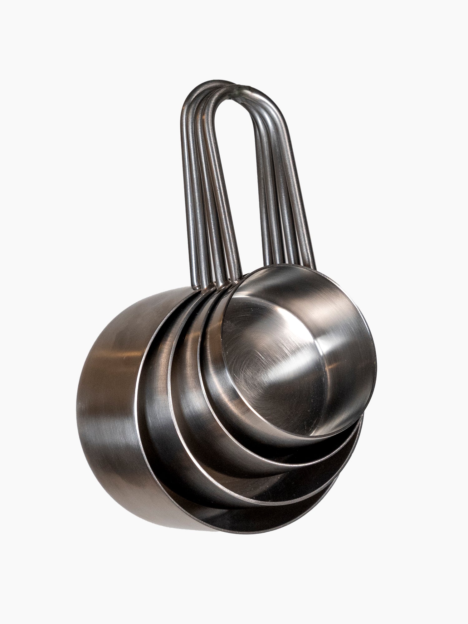 Simple Measuring Cups | Silver