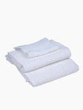 Cotton Waffle Towels | White
