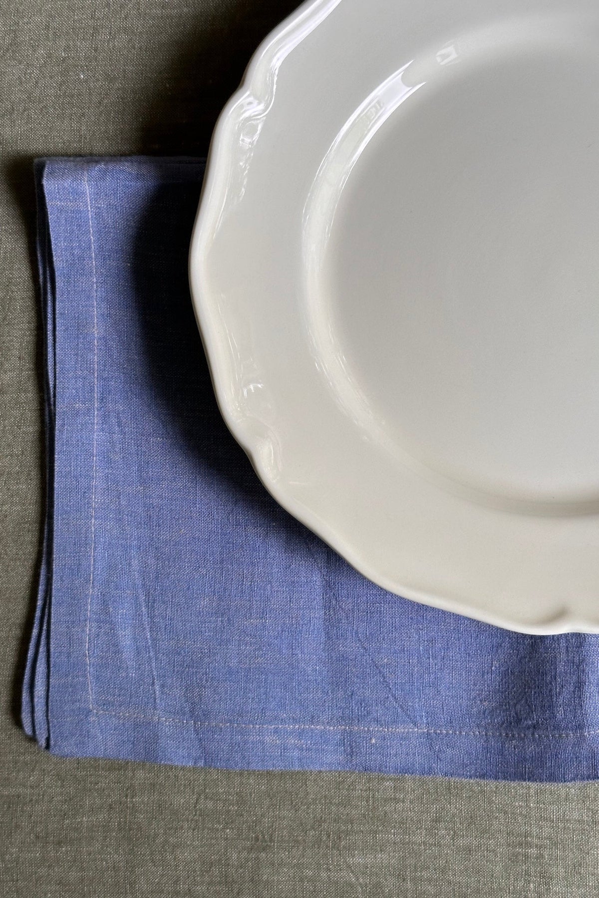 Italian Linen Napkin | Blue