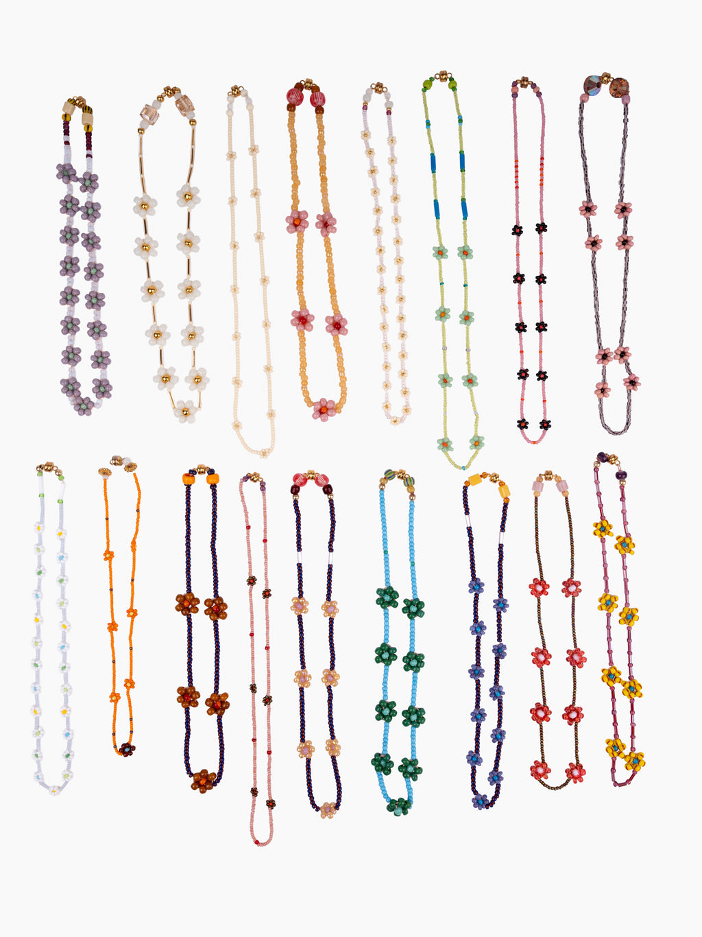 Vintage Beaded Daisy Chain | Short