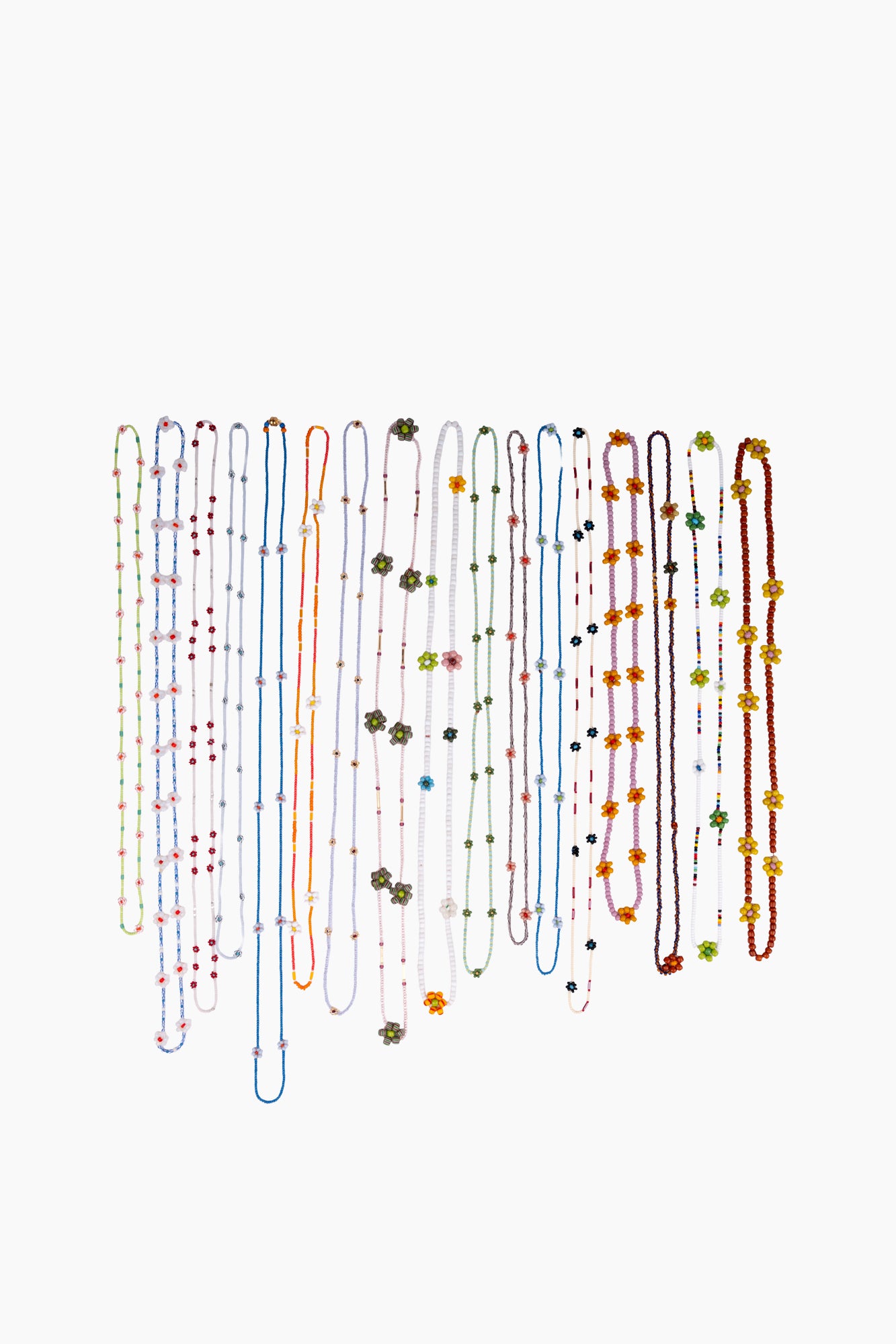 Vintage Beaded Daisy Chain | Long