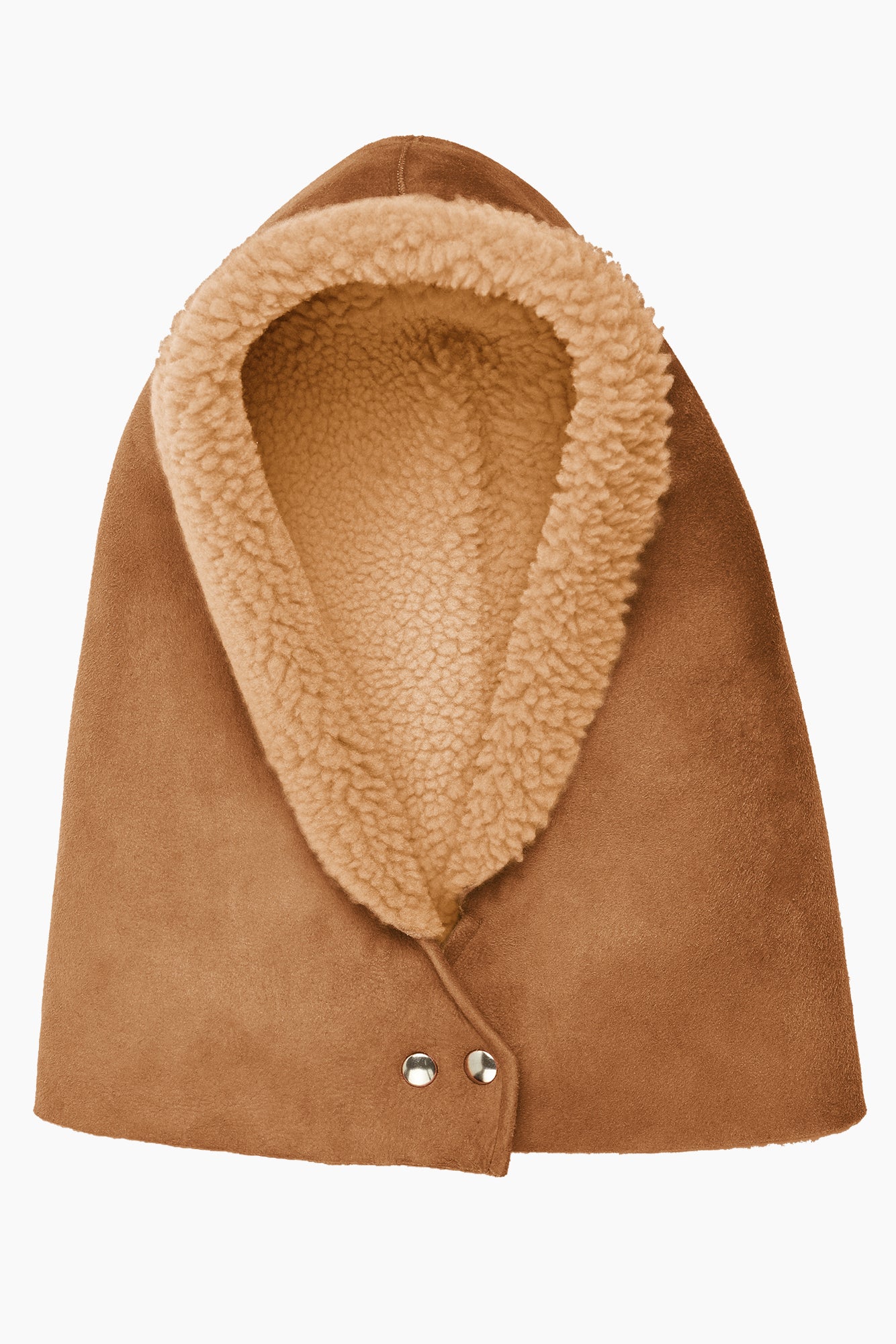 Sheepskin Hood | Camel