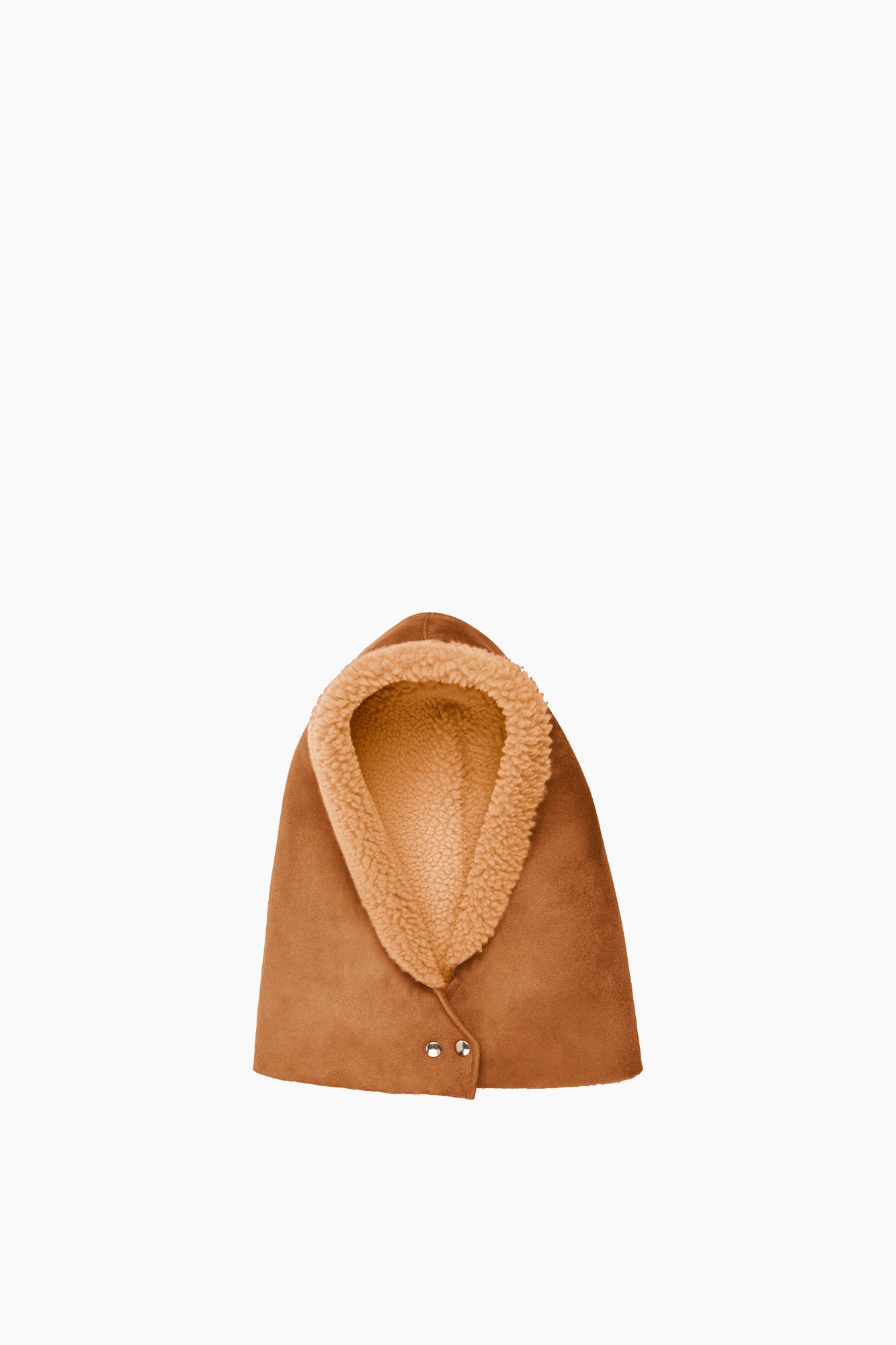 Sheepskin Hood | Camel