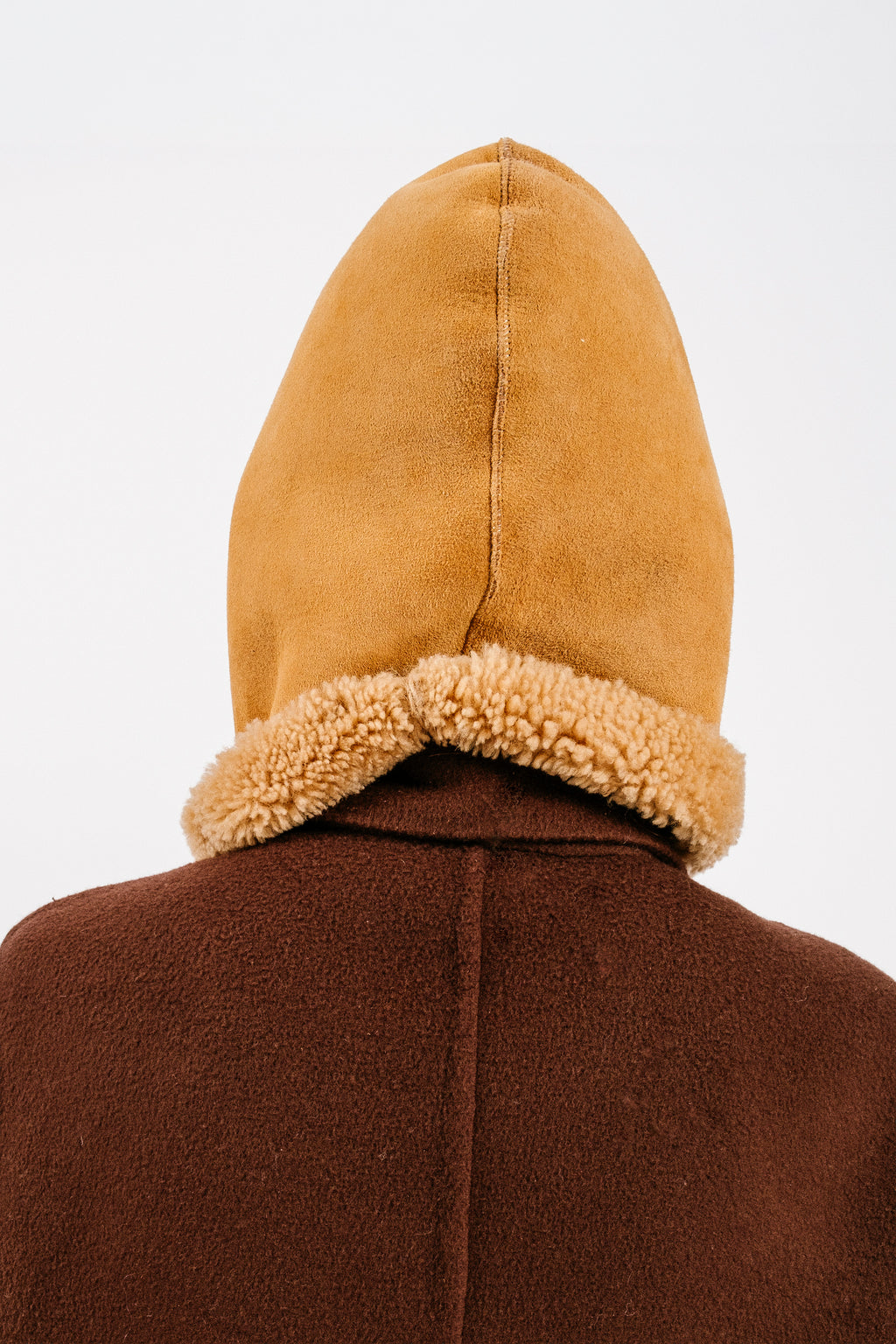 Sheepskin Hood | Camel