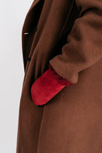 Sheepskin Mittens | Bordeaux
