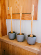 Toilet Brush with Concrete Cup