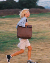 Load image into Gallery viewer, Canvas and Leather Fold Weekender - Tobacco
