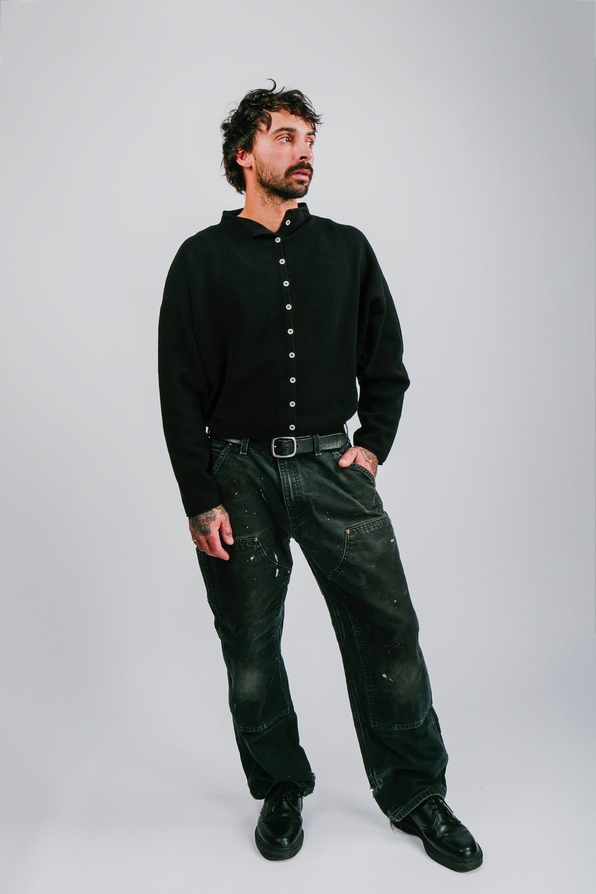 Shrunken Peri Cardigan
