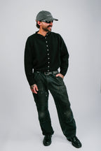 Shrunken Peri Cardigan
