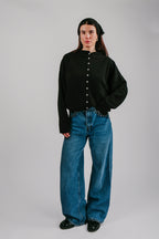 Shrunken Peri Cardigan