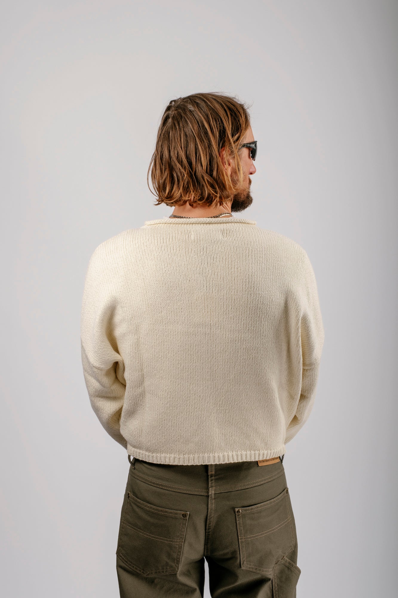 Shrunken Peri Cardigan
