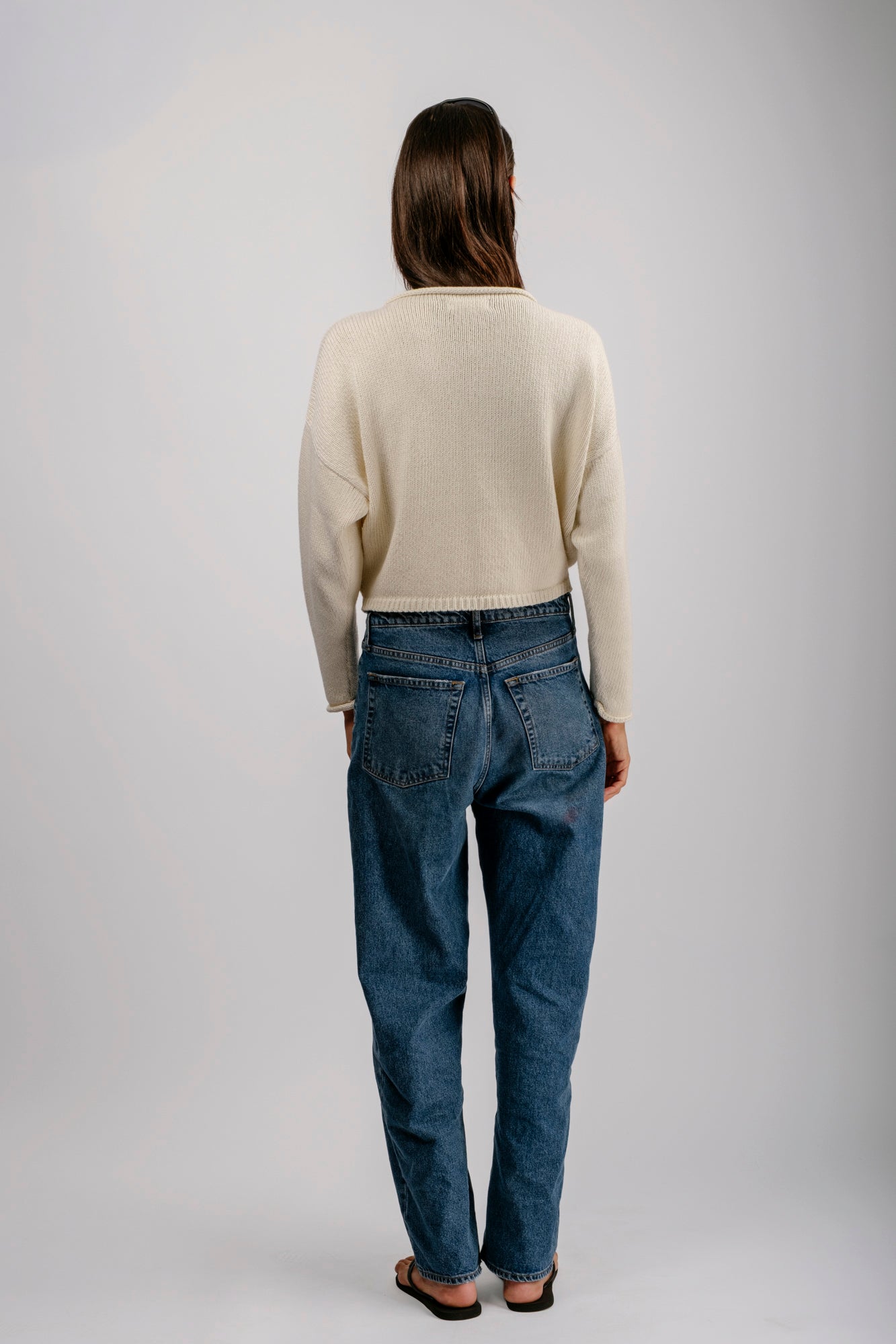 Shrunken Peri Cardigan