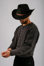 Shrunken Peri Cardigan