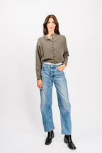 Shrunken Peri Cardigan | Shadow