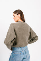 Shrunken Peri Cardigan | Shadow