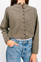 Shrunken Peri Cardigan | Shadow