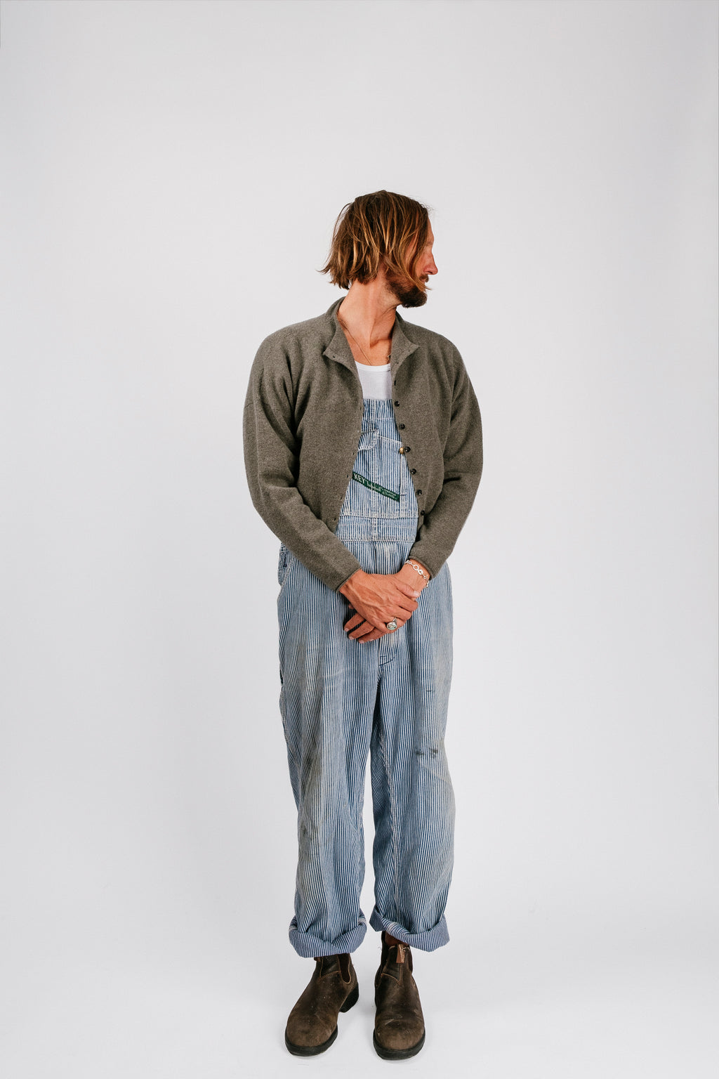 Shrunken Peri Cardigan | Shadow