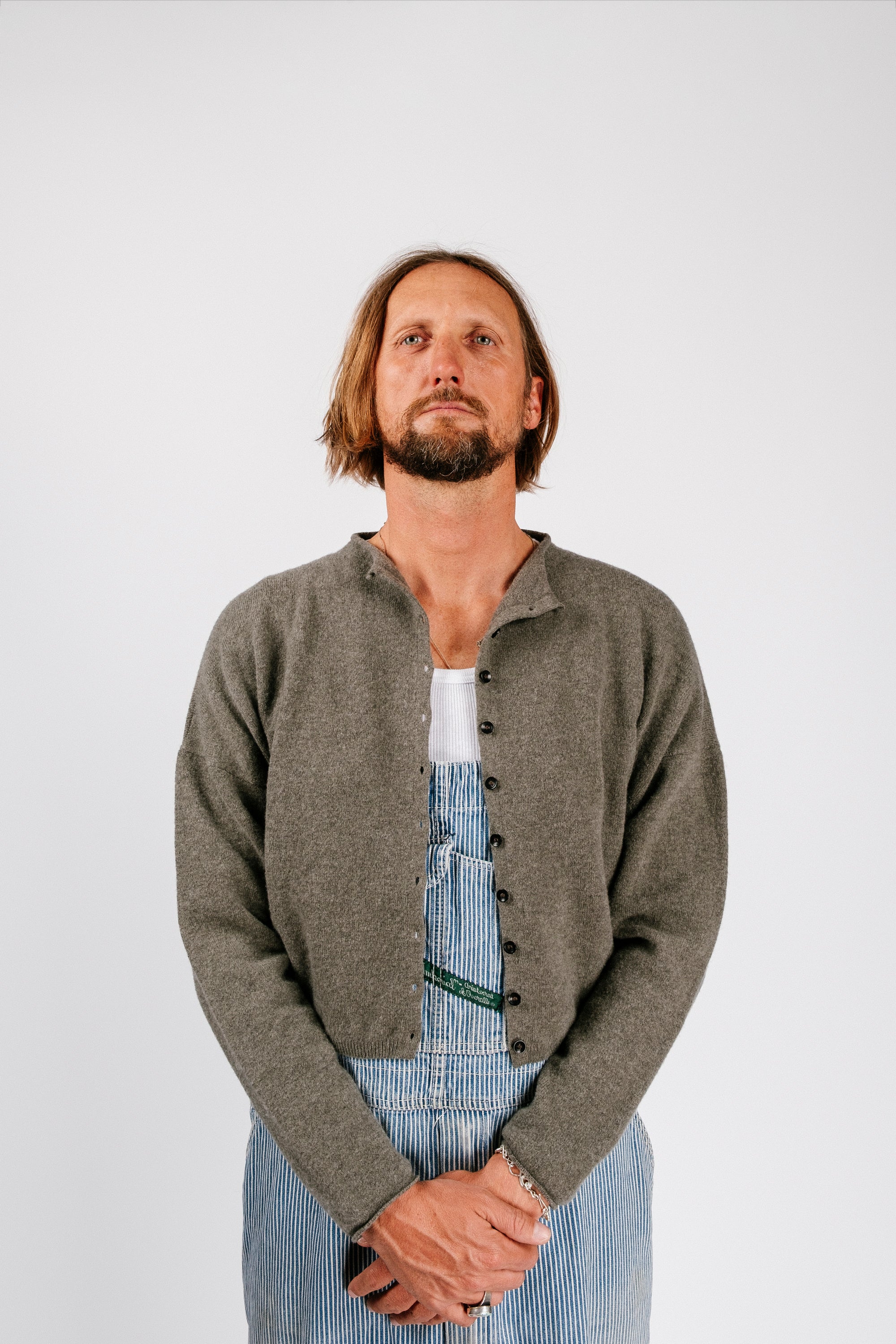 Shrunken Peri Cardigan | Shadow