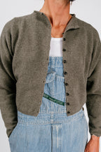 Shrunken Peri Cardigan | Shadow