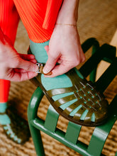 Load image into Gallery viewer, French Recycled Hemp Fisherman Sandals in Sepia
