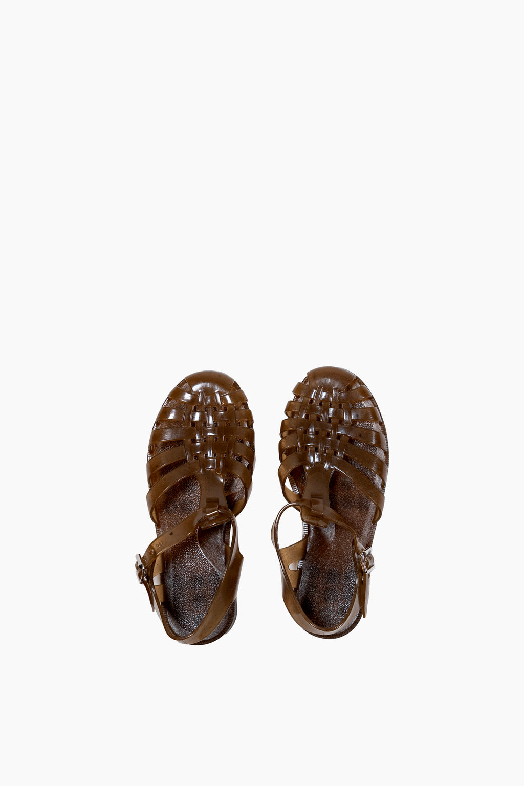 French Recycled Hemp Fisherman Sandals in Sepia