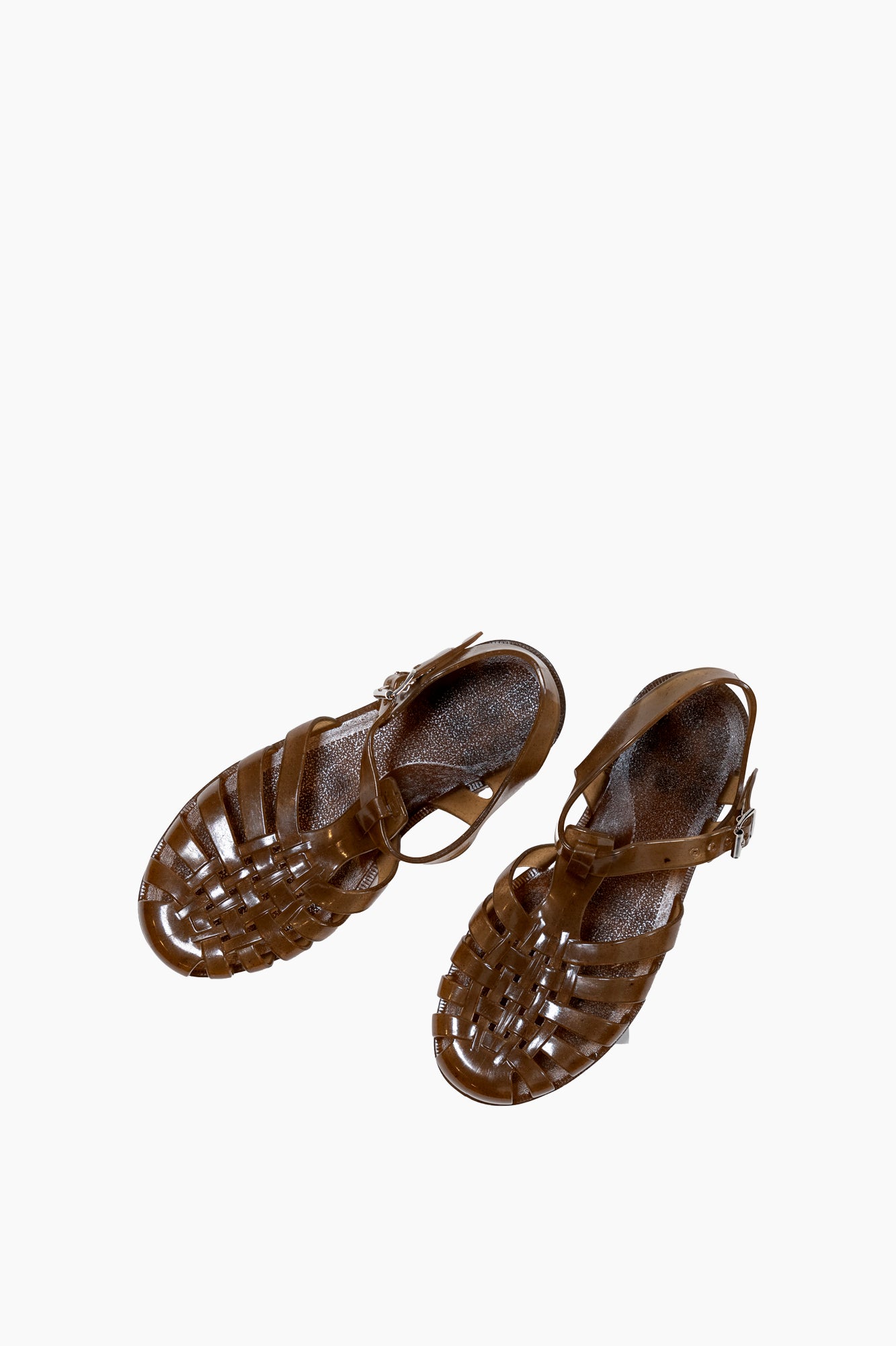 French Recycled Hemp Fisherman Sandals in Sepia