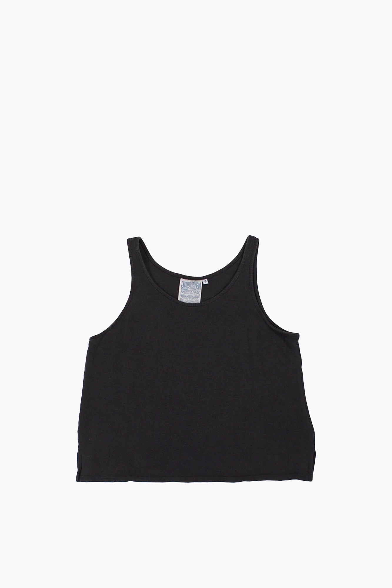 Sophie 100% Hemp Cropped Tank | Black