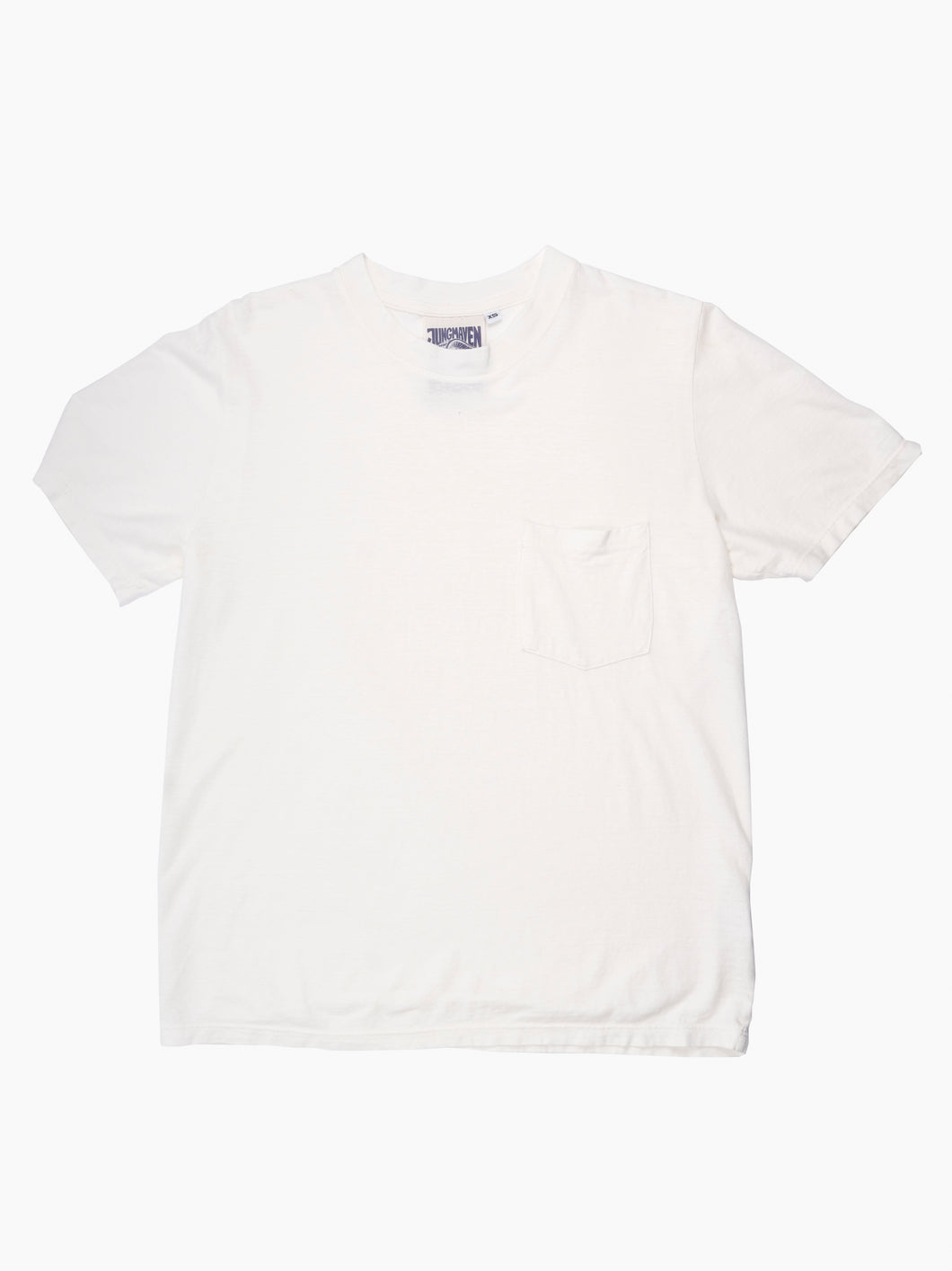 Jung Pocket Tee | White