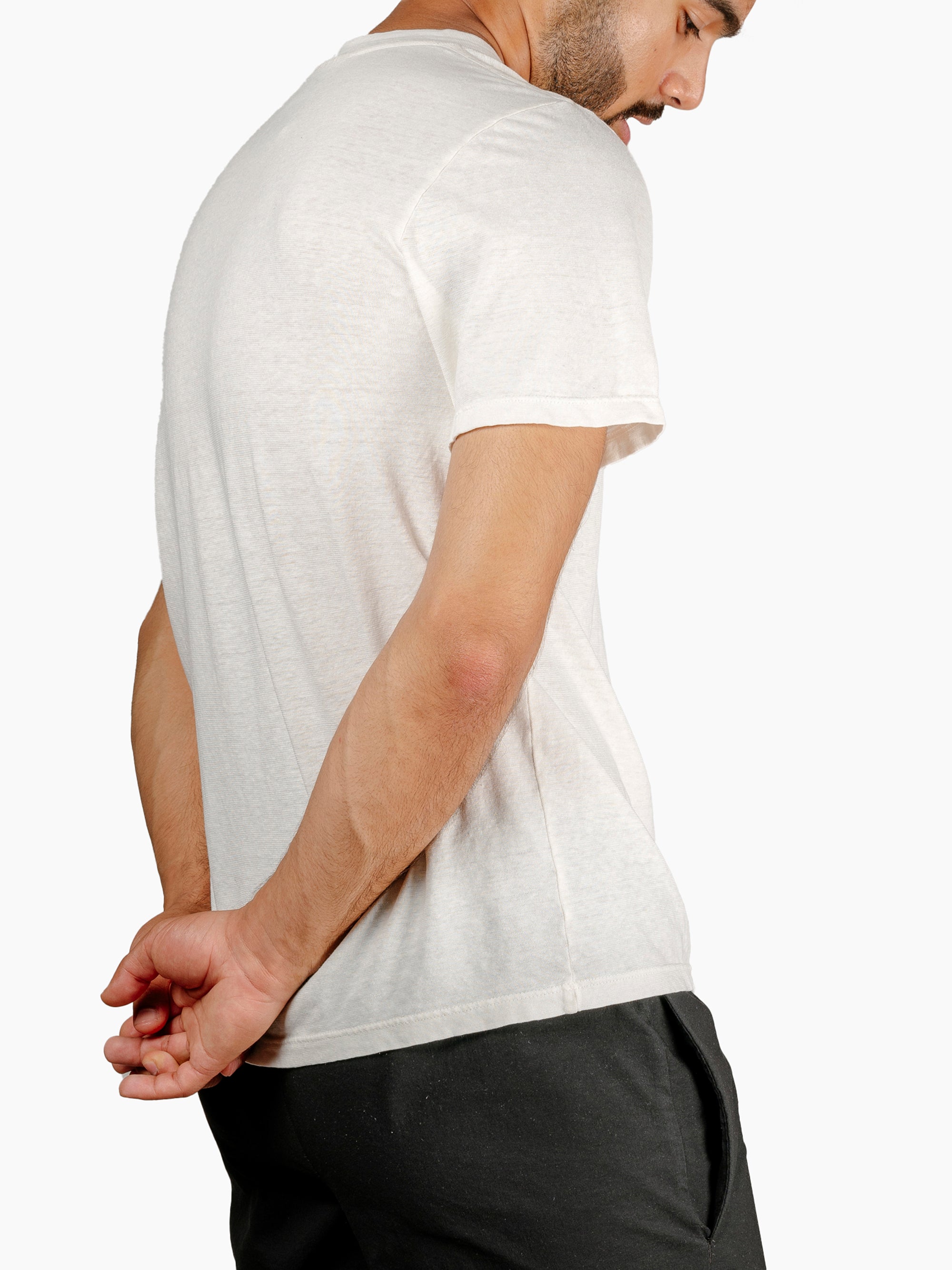 Jung Pocket Tee | White