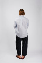 Catalina Button Down Shirt | Powder Blue Stripe