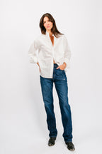 Catalina Button Down Shirt | Washed White