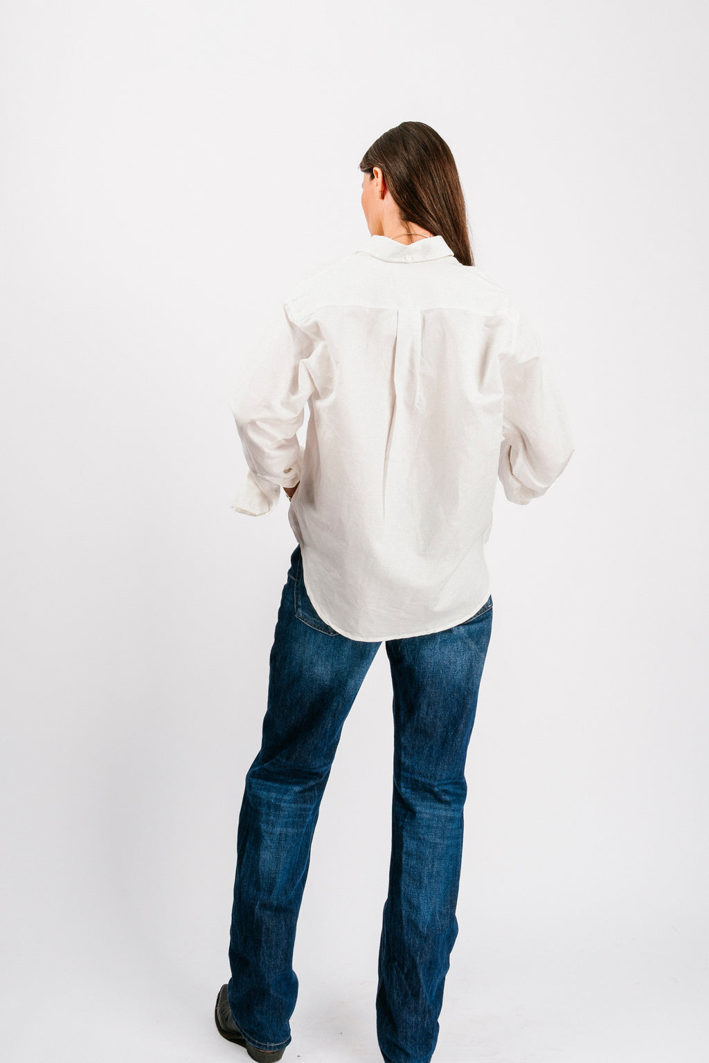Catalina Button Down Shirt | Washed White