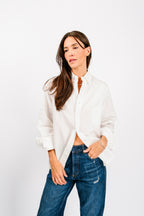 Catalina Button Down Shirt | Washed White