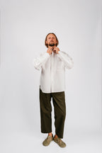 Catalina Button Down Shirt | Washed White