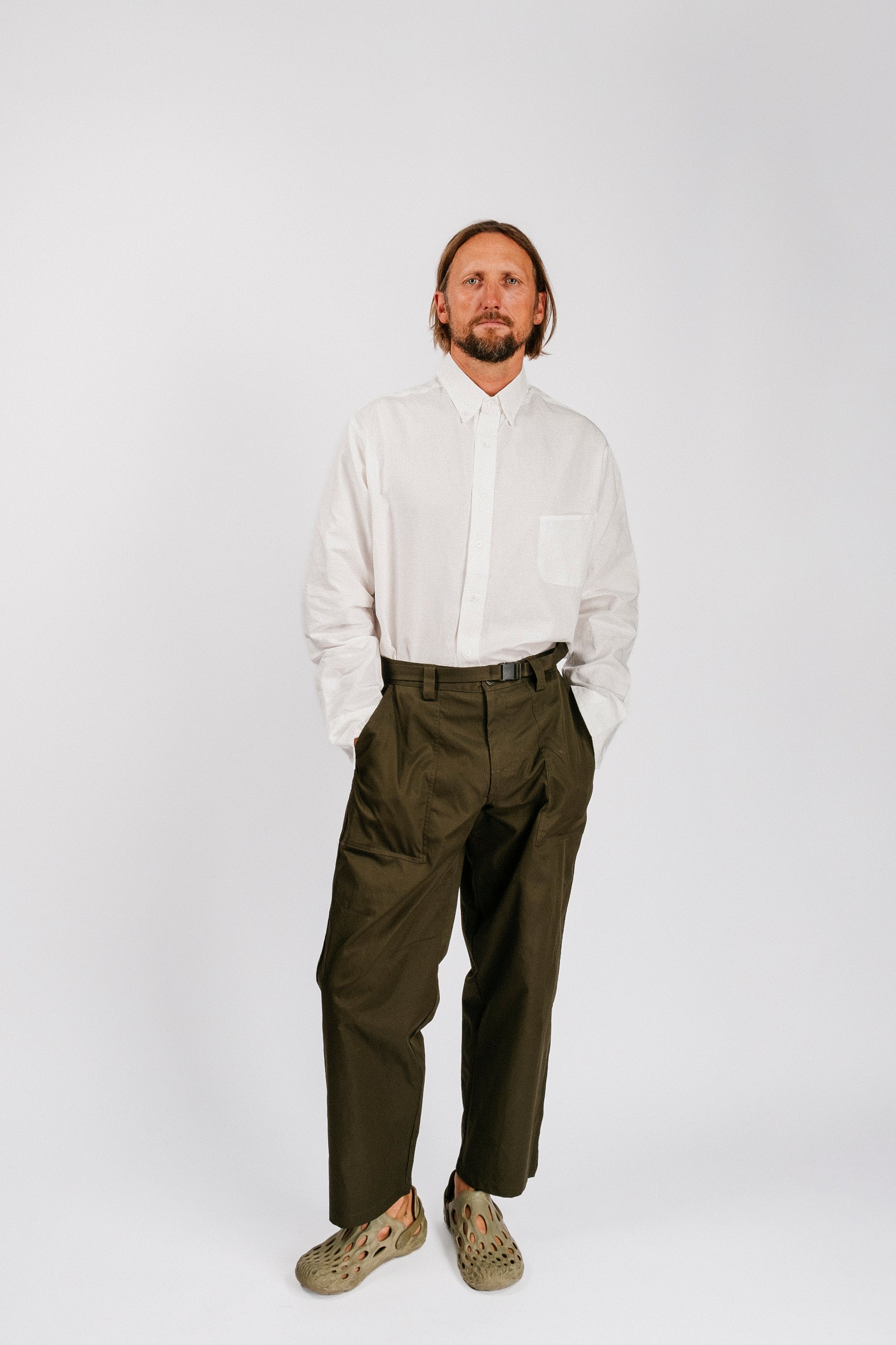 Catalina Button Down Shirt | Washed White