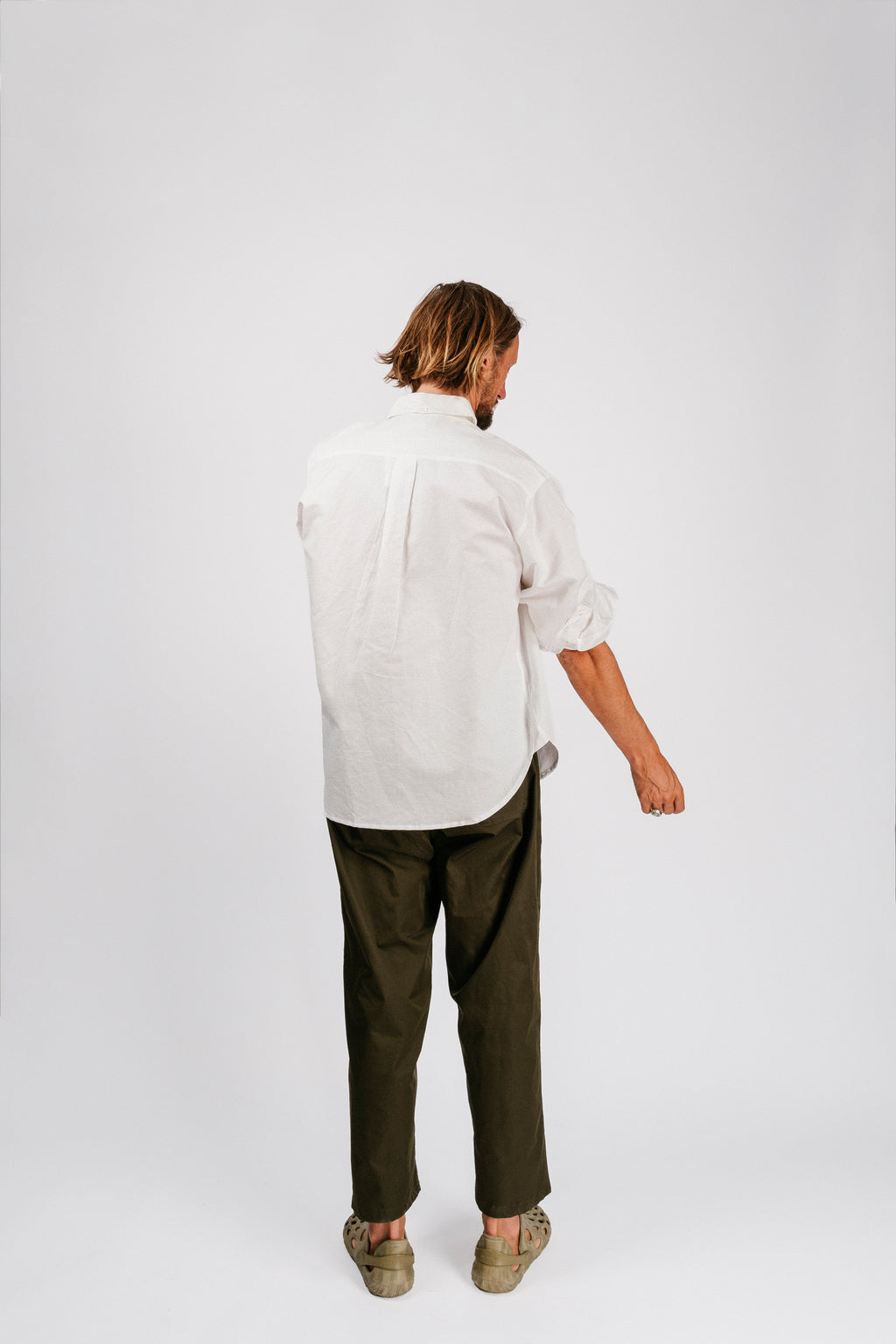 Catalina Button Down Shirt | Washed White