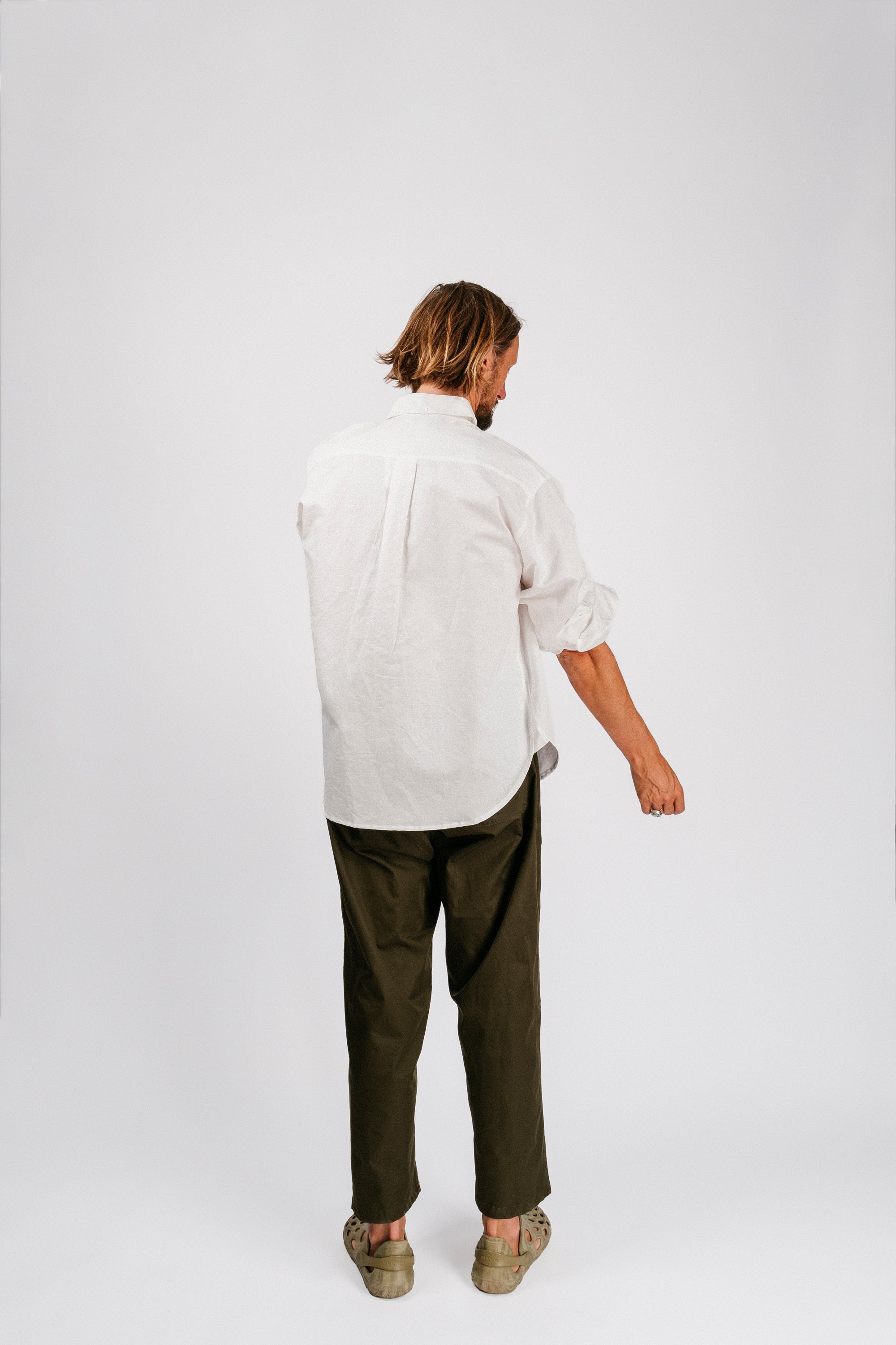 Catalina Button Down Shirt | Washed White