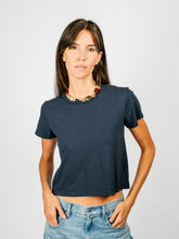 Load image into Gallery viewer, Cropped Ojai Tee | Navy
